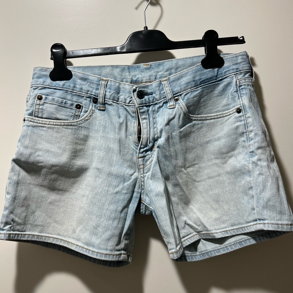 Light Blue Denim Women's Shorts